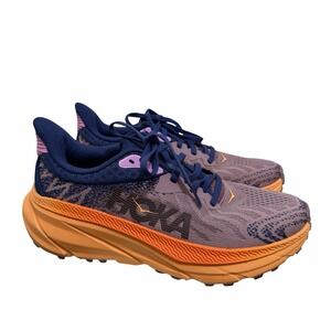 Hoka One One Challenger ATR 7 Running Shoes Womens Size 7 Mauve / Cyclamen NWOB